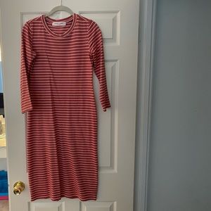 Sonnet James Reese dress- XS- red/white